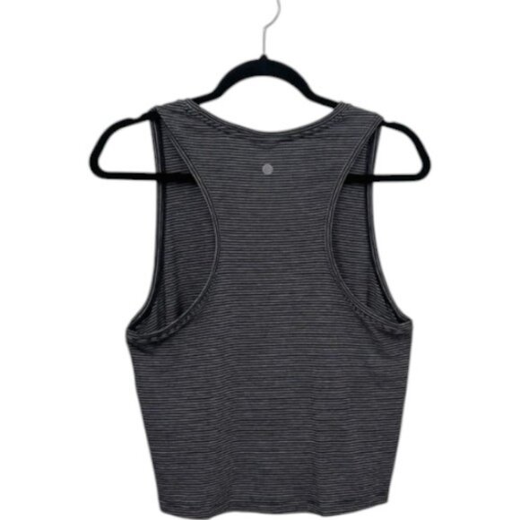 Zella 'Work For It' black and white stripe tank top size S - Picture 5 of 8